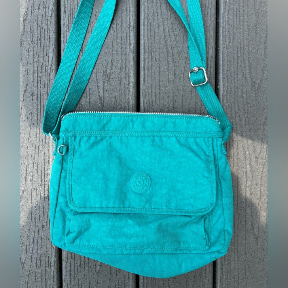 Teal Kipling bag
